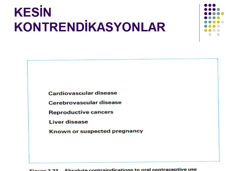 AÖ 42 KESİN KONTRENDİKASYONLAR